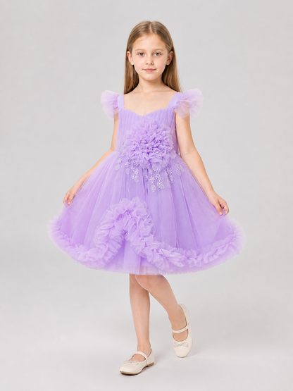 Girls' Dressy Tulle Princess Dress Costume Dresses detail 2
