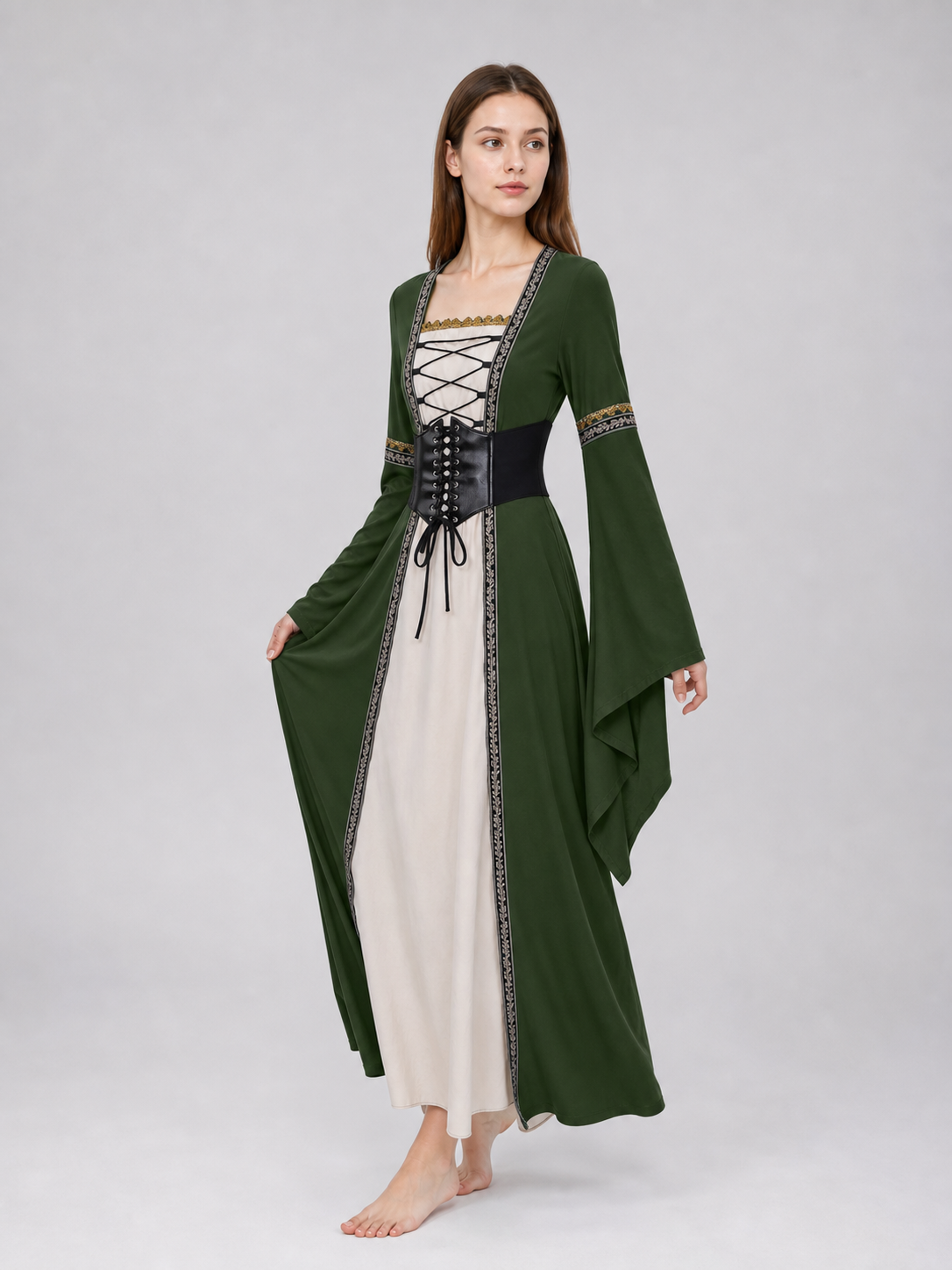 Gothic Costume Dress in a Medieval Style