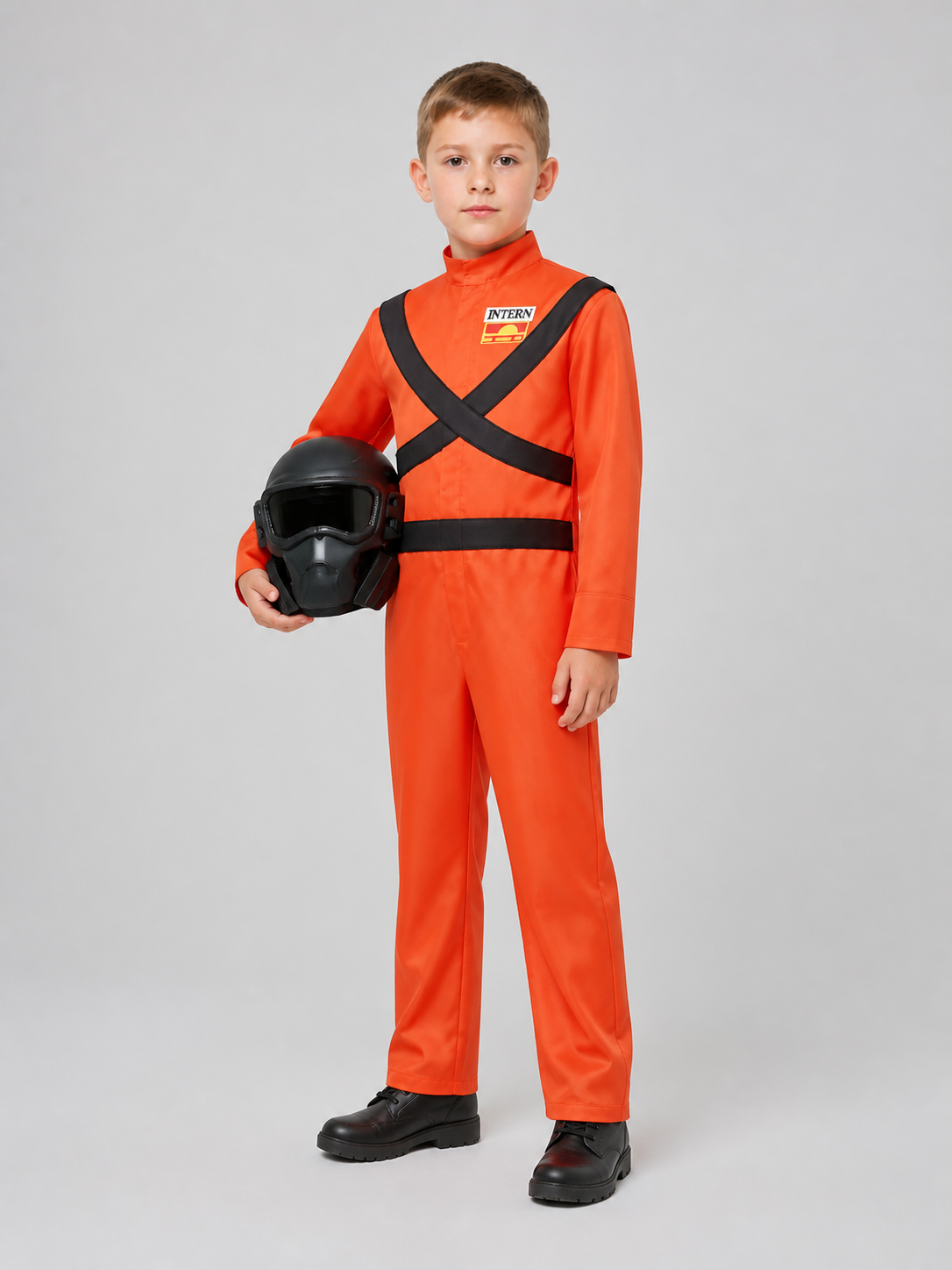 Lethal Company Cosplay Costume: Jumpsuit and Mask Costume Masks detail 2