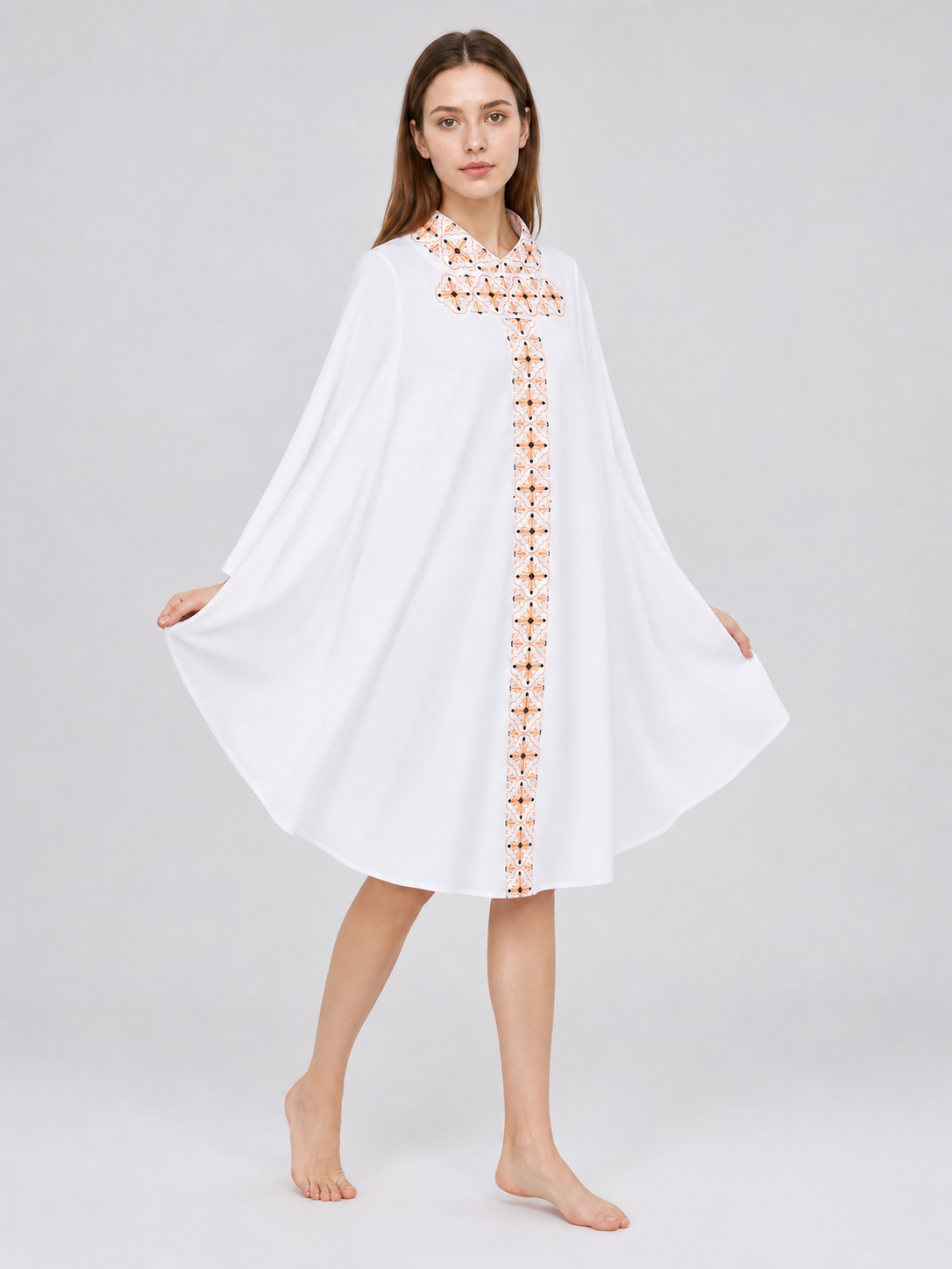 White Medieval-Style Cosplay Shirt