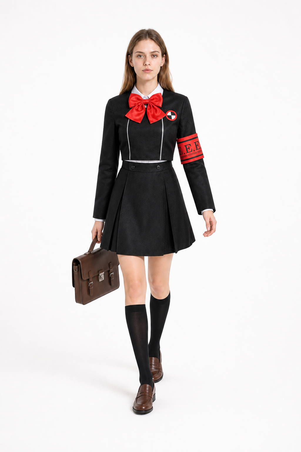 School Uniform with Skirt and Blazer for Cosplay Costumes detail 2