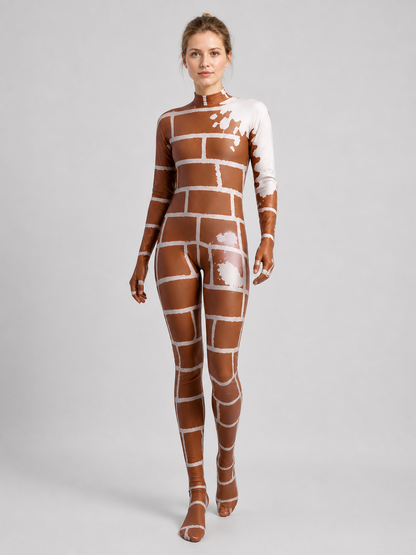 Chameleon Carnival Costume — One-Piece Jumpsuit