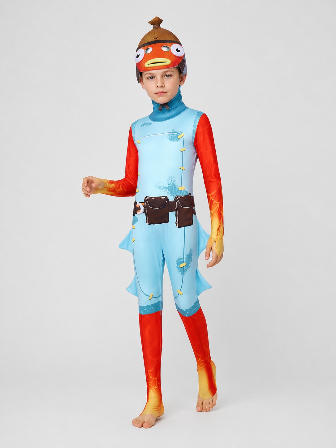 Fortnite Fishstick Cosplay Jumpsuit for Performances Costumes detail 2