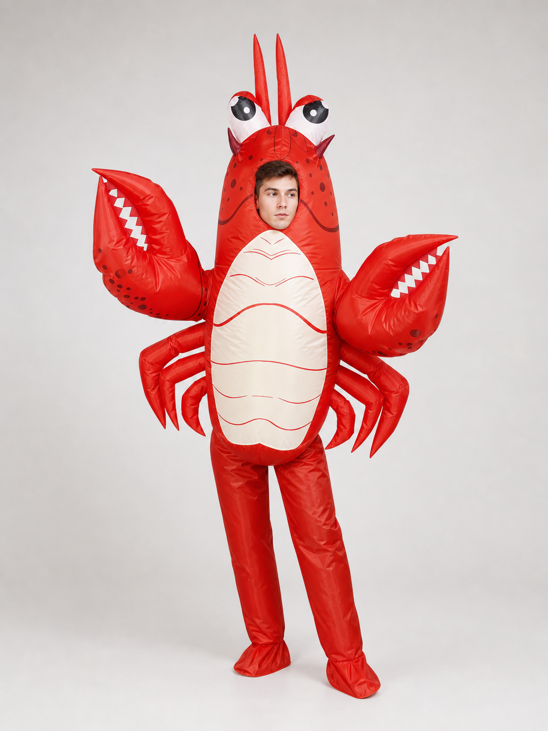 Inflatable Lobster Costume with Claws for Parties