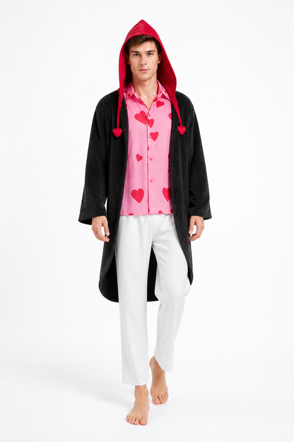 Corazon Cosplay Costume with a Red Heart for Halloween Costumes detail 2