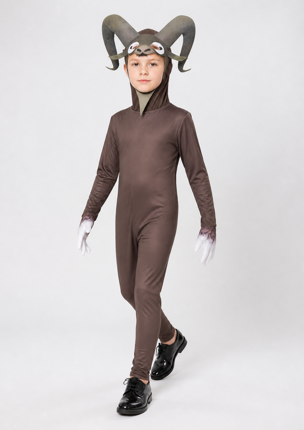 Monster Goat Costume with Horns for Halloween Costumes detail 2