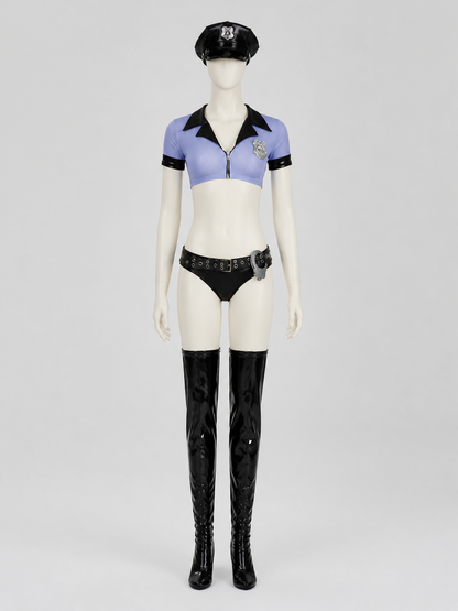 Sexy Police Costume for Halloween Cosplay Costumes detail 2