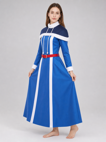 Juvia Lockser Cosplay Costume with Hat and Belt
