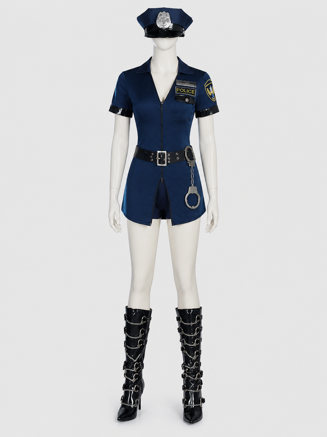 Halloween Police Costume with Accessories S-XXXL Costume Accessories detail 2