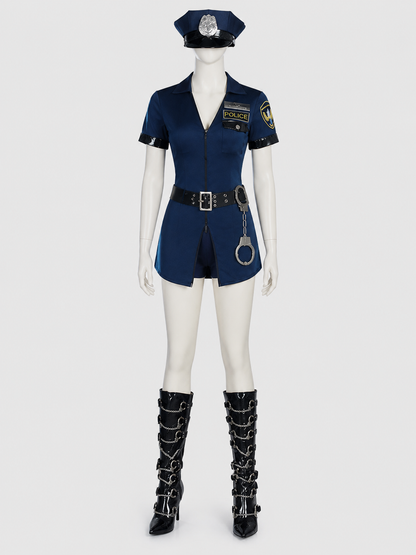 Halloween Police Costume with Accessories S-XXXL Costume Accessories detail 2