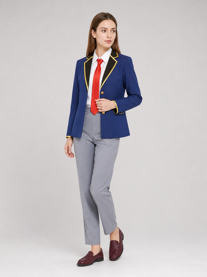 Cosplay costume: jacket, shirt, tie, and pants