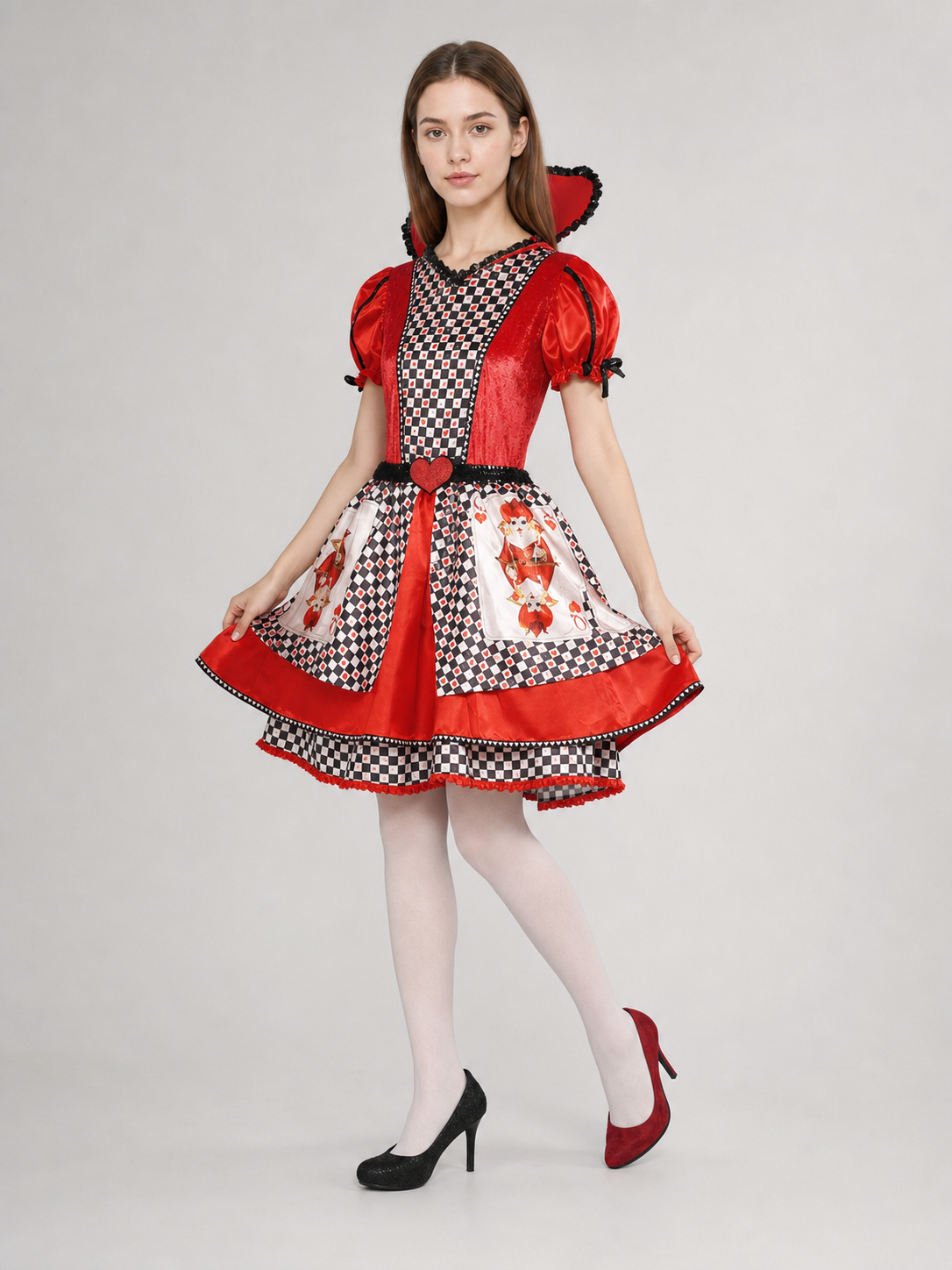 Theatrical Dress in a Card Suit Style