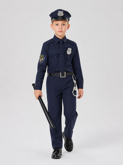 Police Costume, Jumpsuit with Accessories
