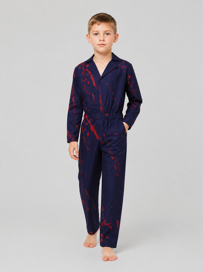 Michael cosplay costume, bloody work jumpsuit Costumes detail 2