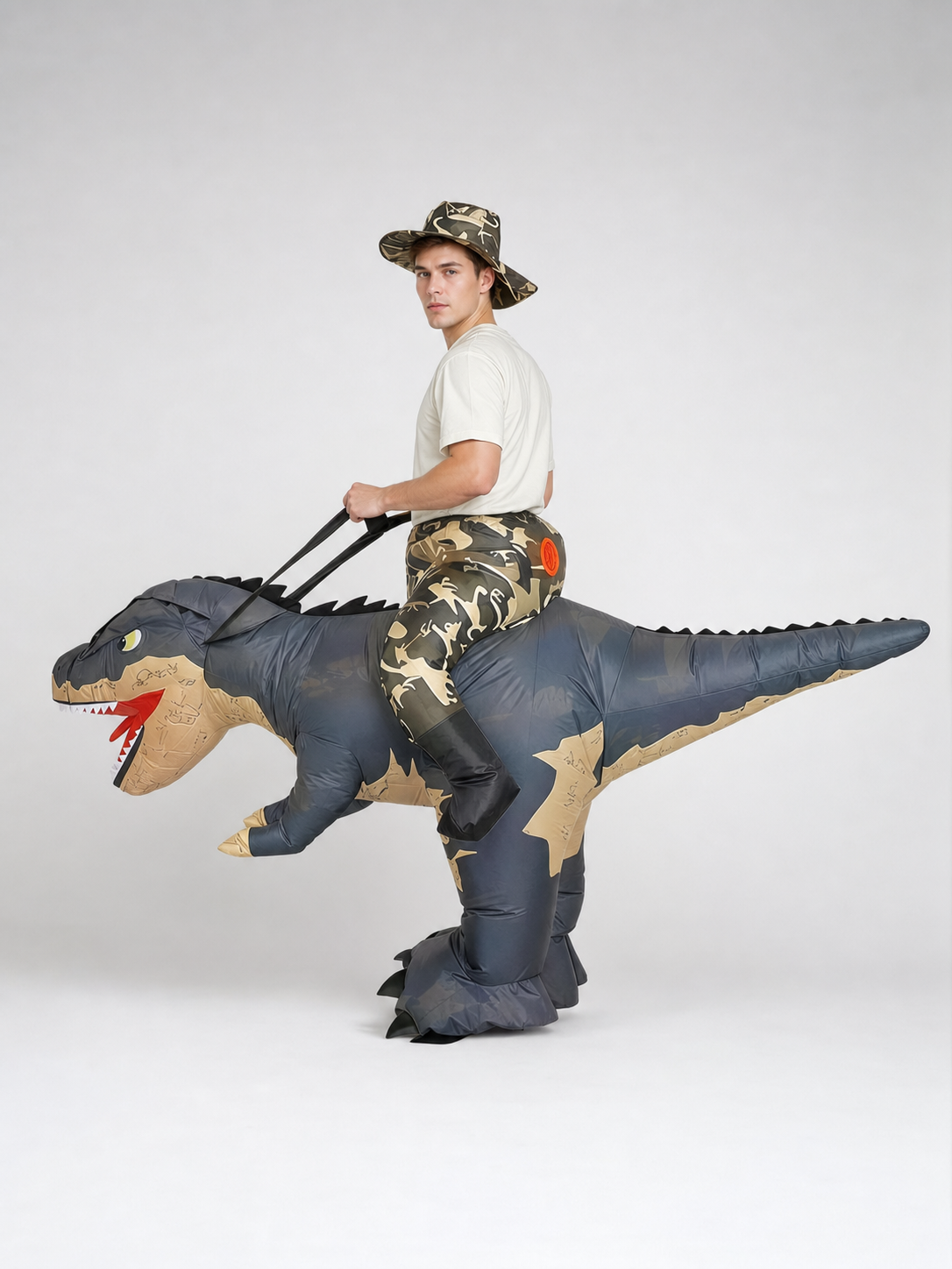 Inflatable Dinosaur Costume for Parties and Cosplay