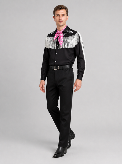 Barbie Ken Cosplay Costume, Western, 2-Piece, Fringe Costumes detail 2