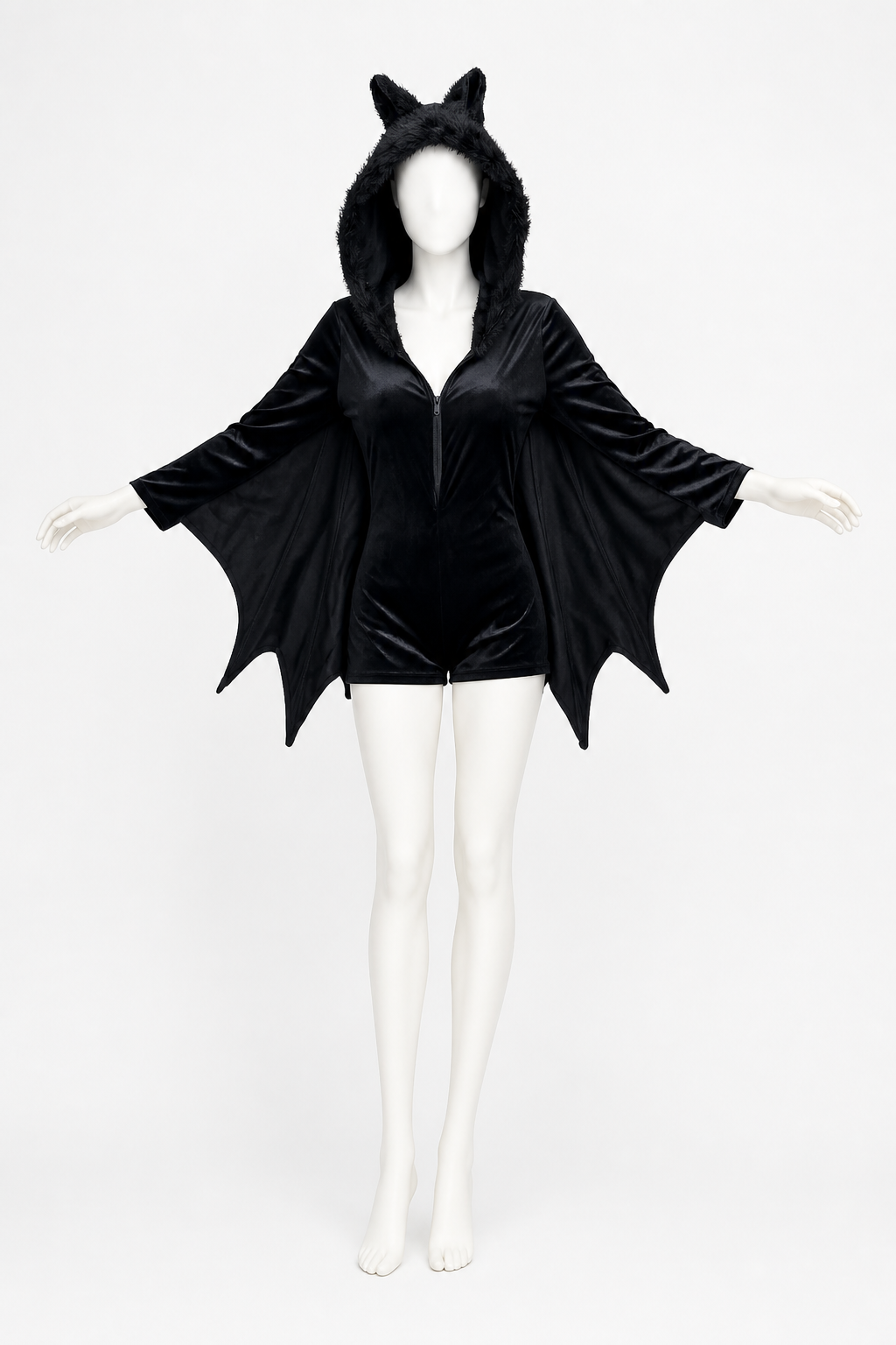 Hooded Bat Jumpsuit with Wings product detail
