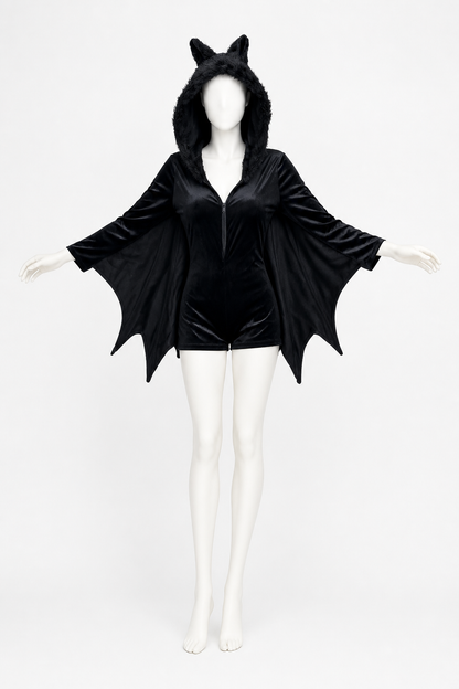 Hooded Bat Jumpsuit with Wings product detail
