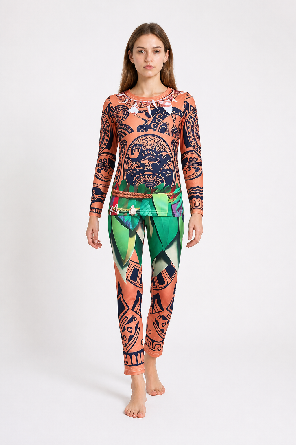 Maui Carnival Costume, Cosplay Jumpsuit Costumes detail 2