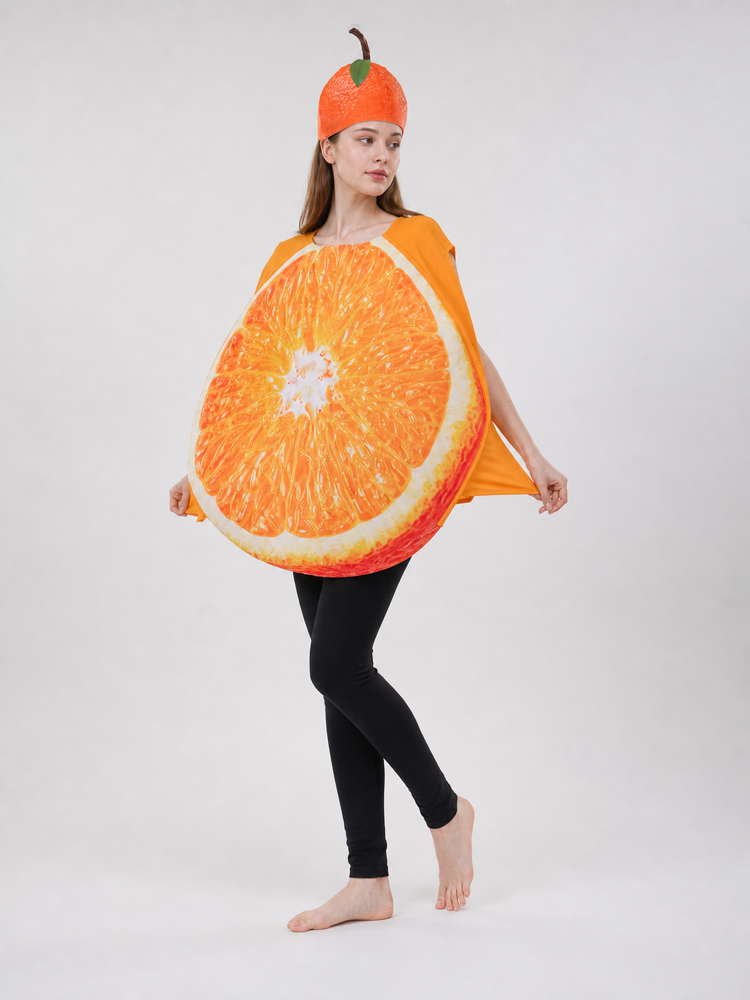 Orange Slice Costume with Headpiece