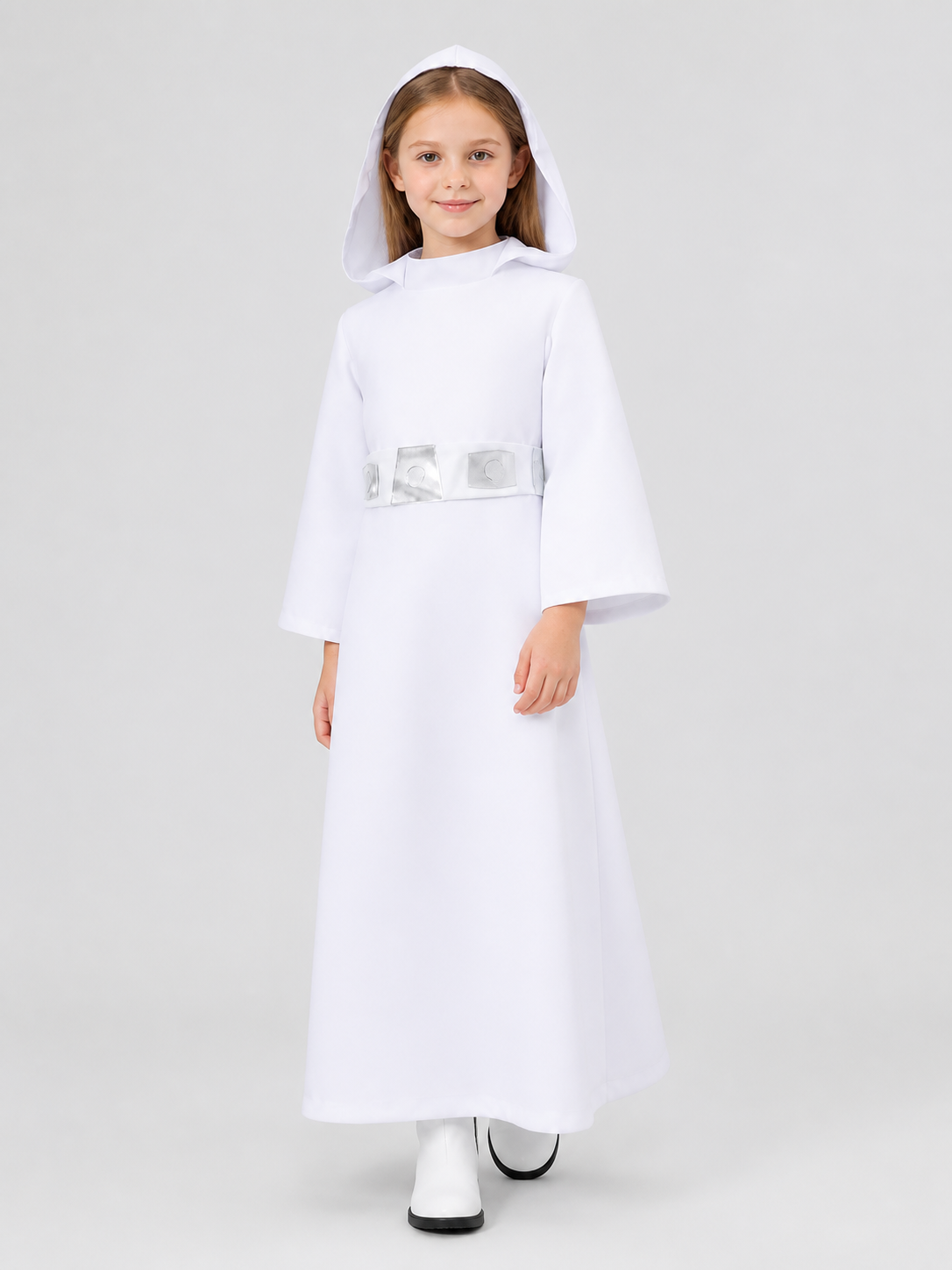 Princess Leia Costume from Star Wars with Hood and Belt Costumes detail 2