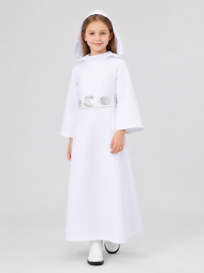 Princess Leia Costume from Star Wars with Hood and Belt Costumes detail 2