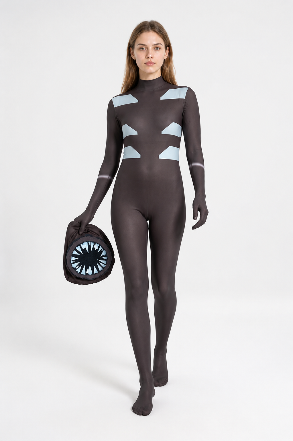 Doors jumpsuit costume with mask for cosplay Costume Masks detail 2