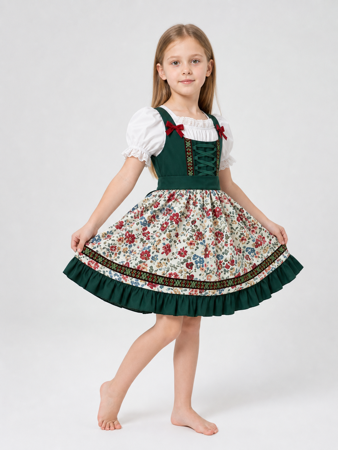 Dirndl-Style Carnival Costume with Apron