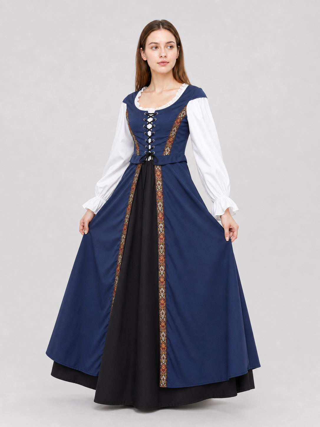 Halloween Costume: Retro Dress with Headpiece