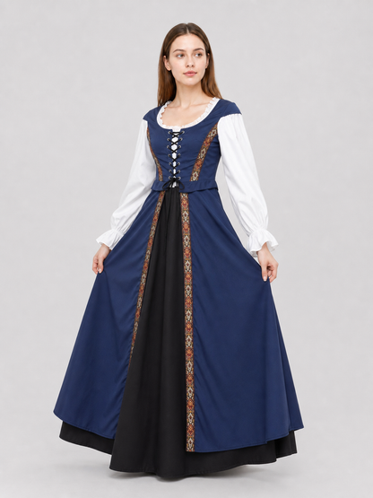 Halloween Costume: Retro Dress with Headpiece