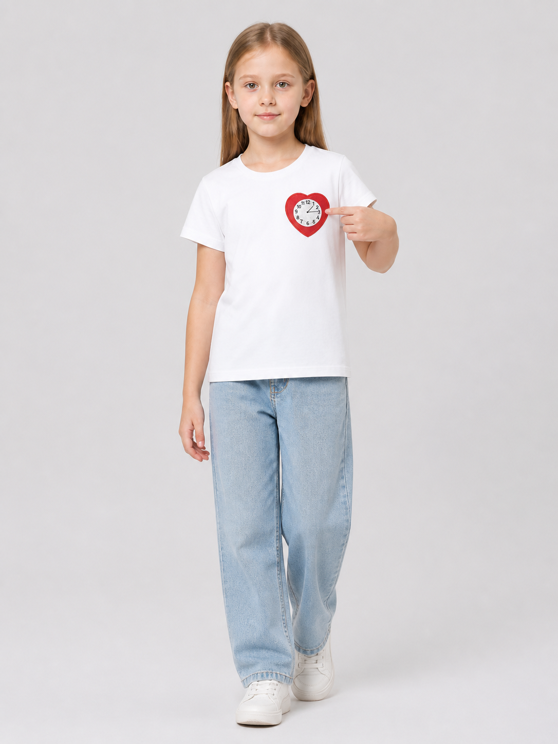 Heart-Shaped Decorative Clock with Clock Face product detail 2