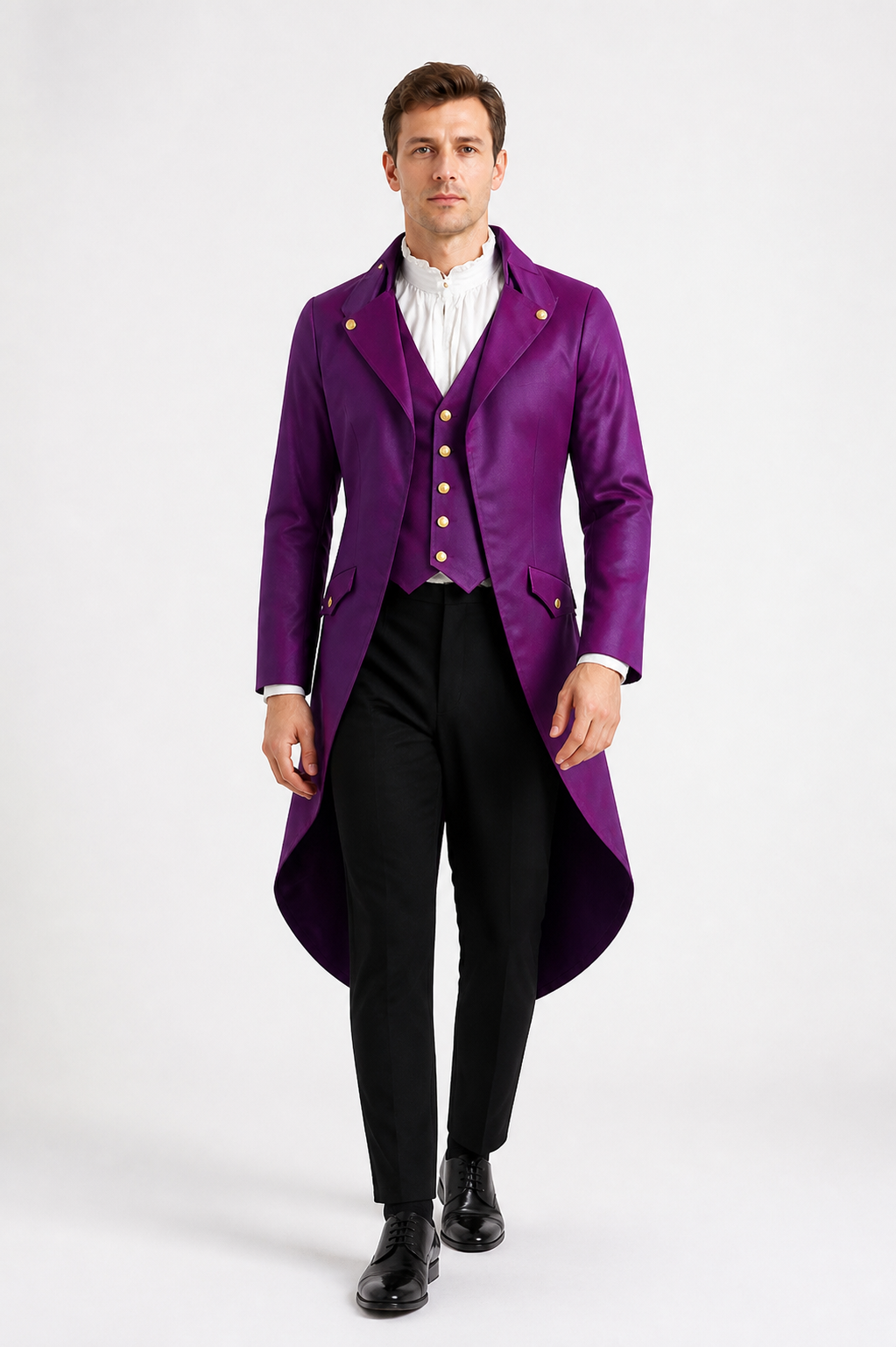 Men's Long Medieval-Style Tailcoat