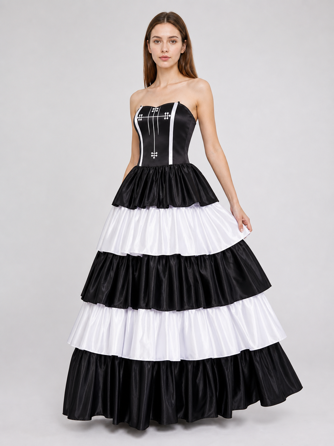 Perona One Piece Cosplay Dress with Hat