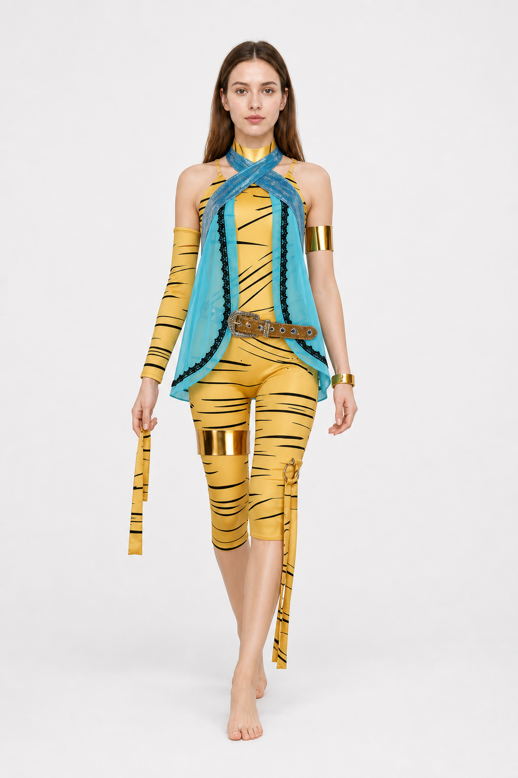 Cleo de Nile Cosplay Costume with Cape and Belt Costume Capes detail 2