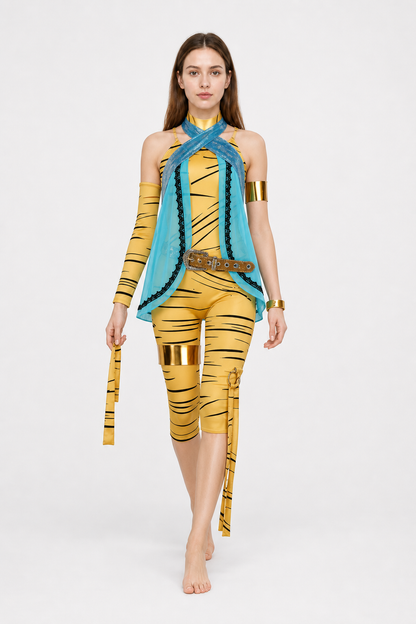 Cleo de Nile Cosplay Costume with Cape and Belt Costume Capes detail 2