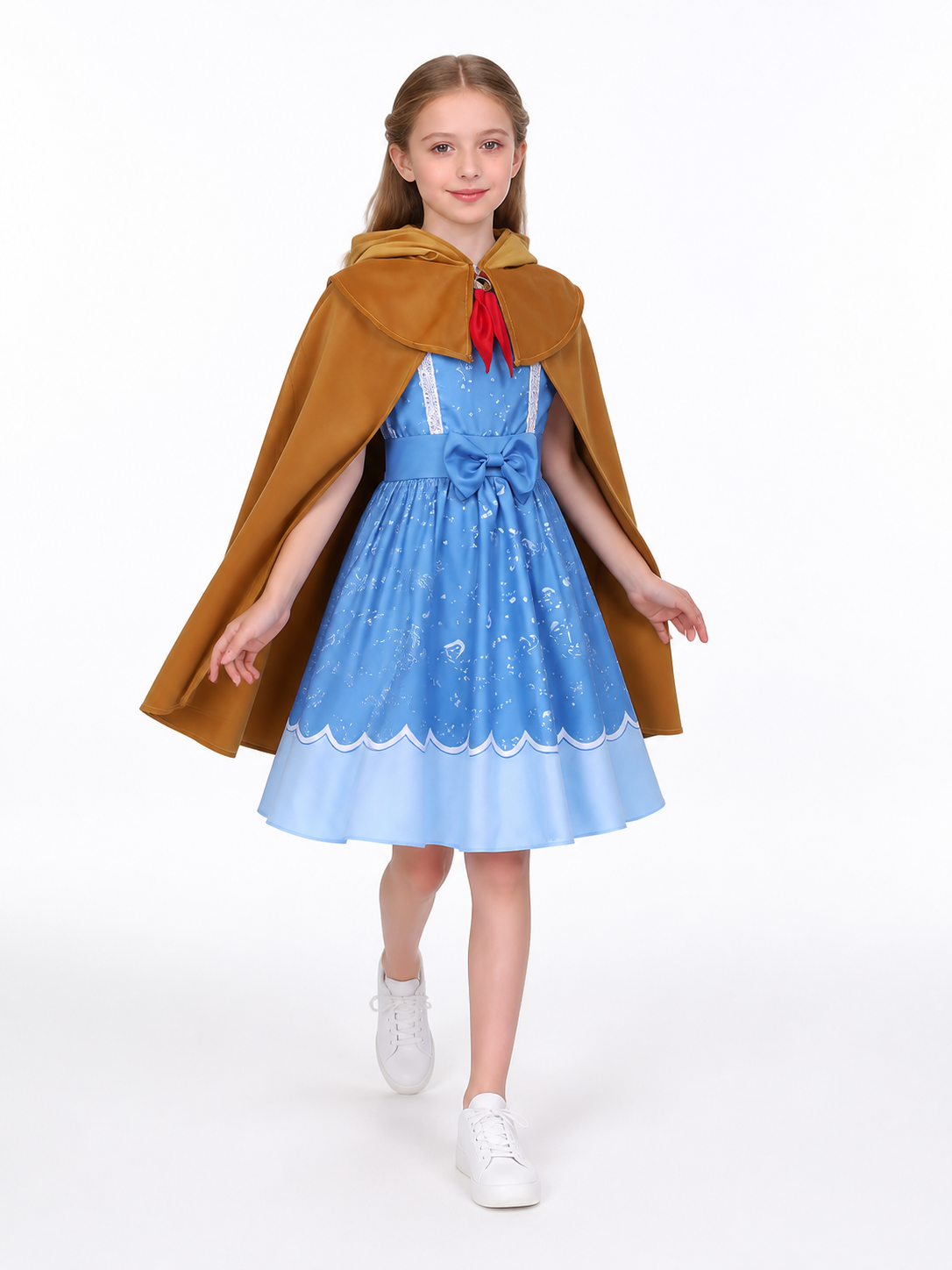 Children's Costume with Dress and Hooded Cape Costume Dresses detail 2