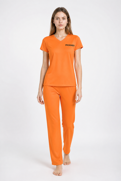 Prison Uniform Costume — T-Shirt and Pants product detail 2