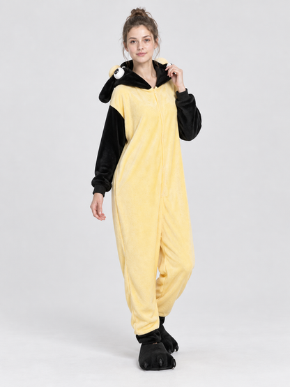 Kigurumi Pajama with Hood and Oversized Eyes