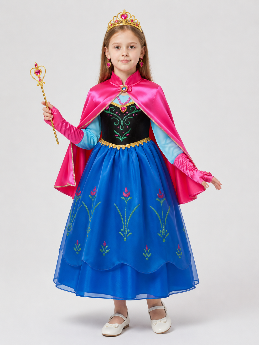 Princess Costume with Cape and Accessories Costume Capes detail 2
