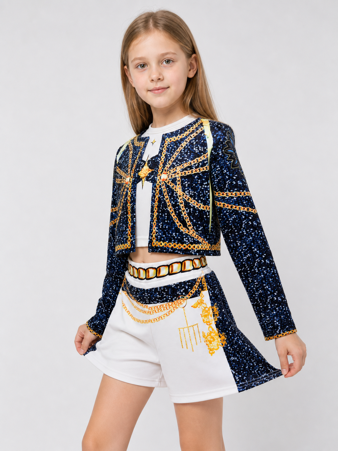 K-POP Cosplay Costume, 3 Pieces, Stage Performance