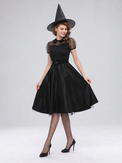 Halloween Costume: Dress, Hat, and Belt