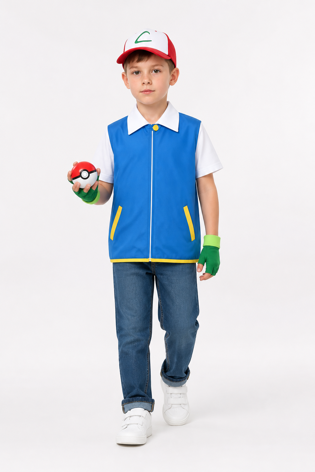 Anime Character Costume with Jacket, Cap, and Gloves Costume Headwear detail 2
