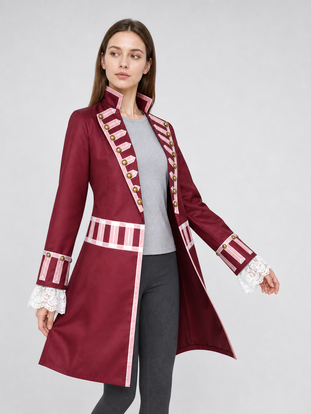 Captain Hook Cosplay Costume, Pirate Jacket