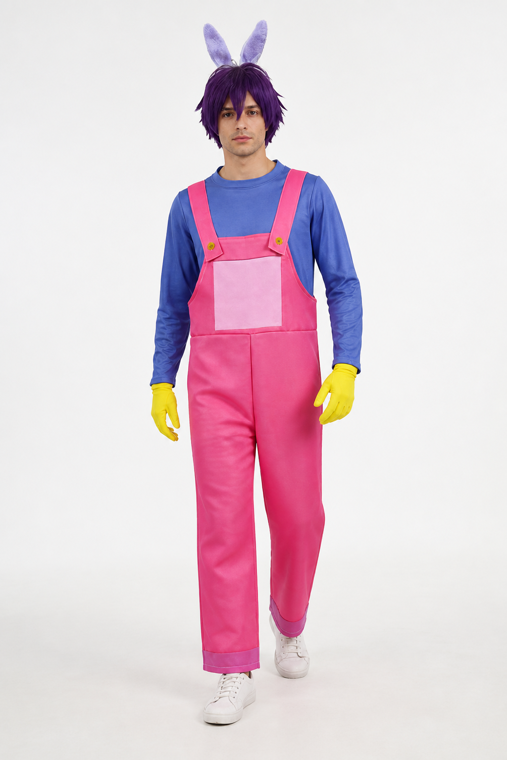 Pomni Clown Cosplay Costume with Wig Costume Wigs detail 2