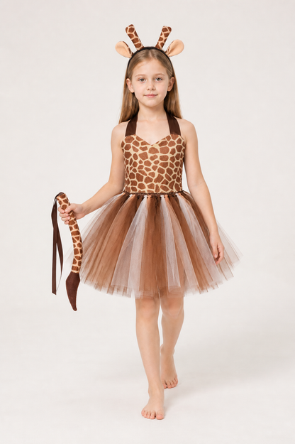 Children’s Giraffe Costume with Full Skirt and Tail product detail 2