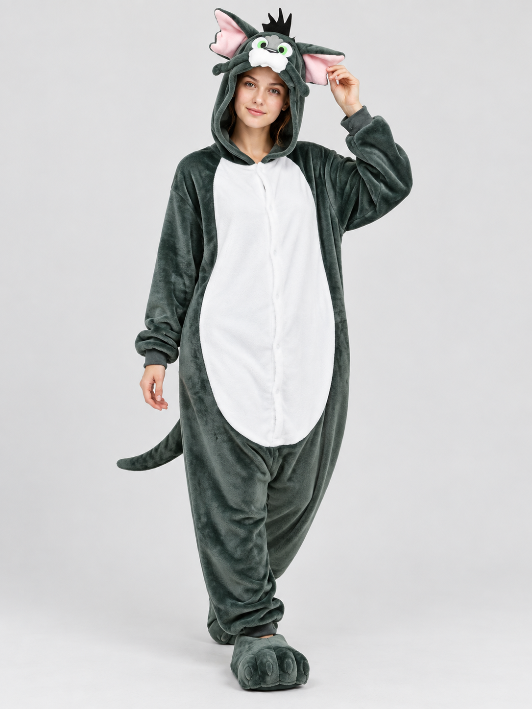 Dragon Hooded Kigurumi Pajama with Muzzle Hood