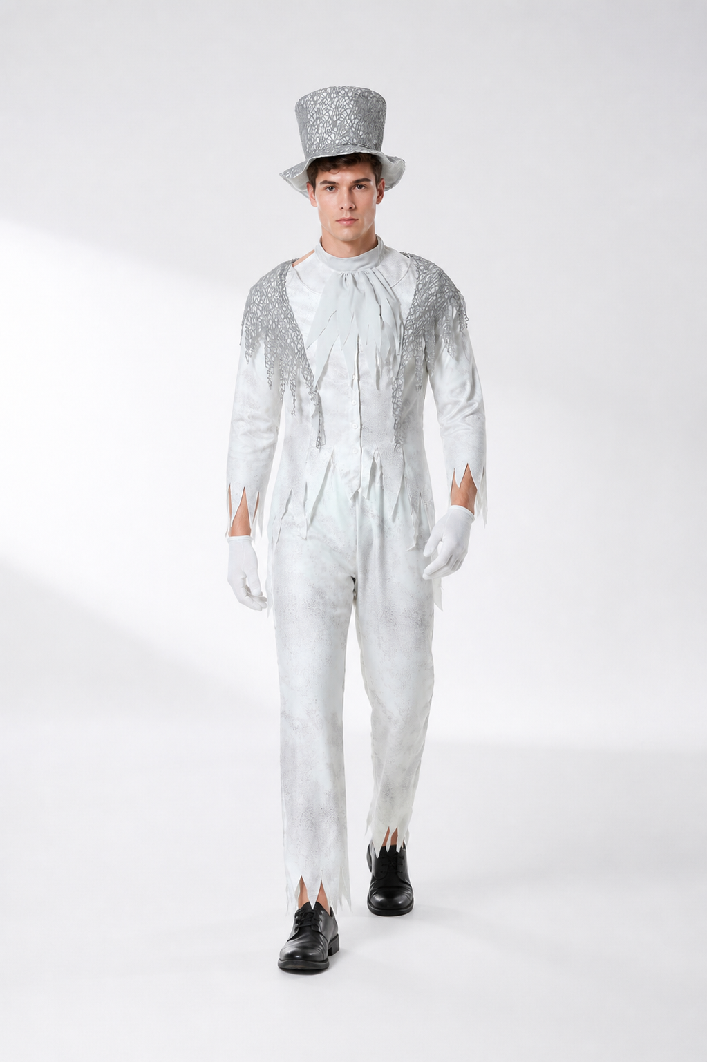 Carnival Jumpsuit with Ragged Edges and Collar Costumes detail 2