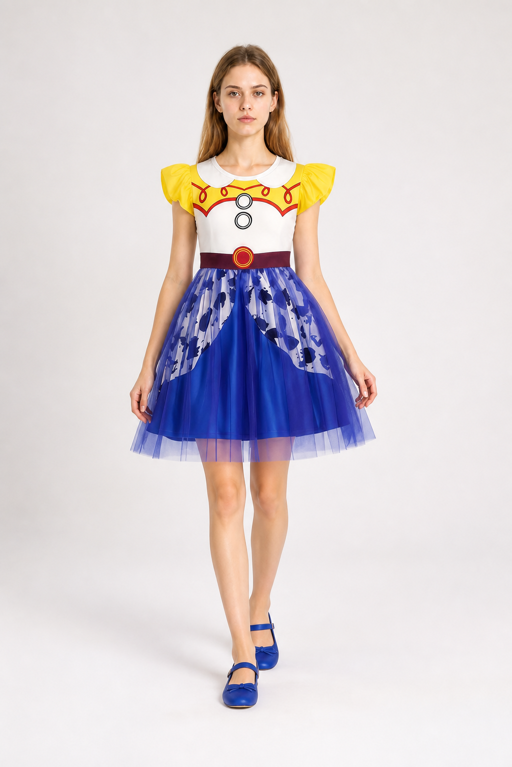 Costume Dress with a Full Skirt and Belt Costume Dresses detail 2
