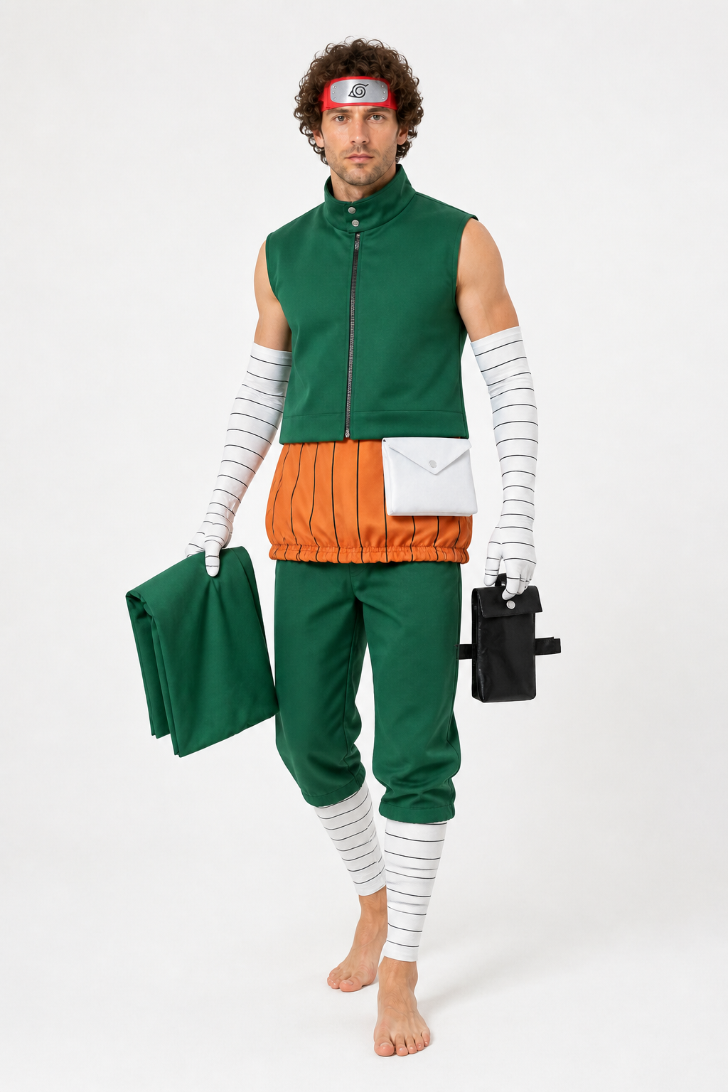 Rock Lee Cosplay Costume with Accessories Costume Accessories detail 2