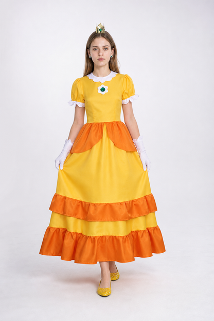 Cosplay Costume with Dress, Crown, and Gloves Costume Dresses detail 2